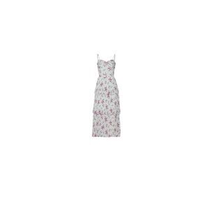 Monique Lhuillier | Dresses | Anthropologie Riona Floral Embroidered Dress  By Ml Monique Lhuillier Size 6 W